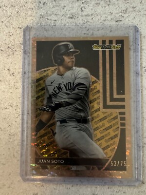 2024 Topps Update Series - Juan Soto - Black Gold - GOLD #52/75
