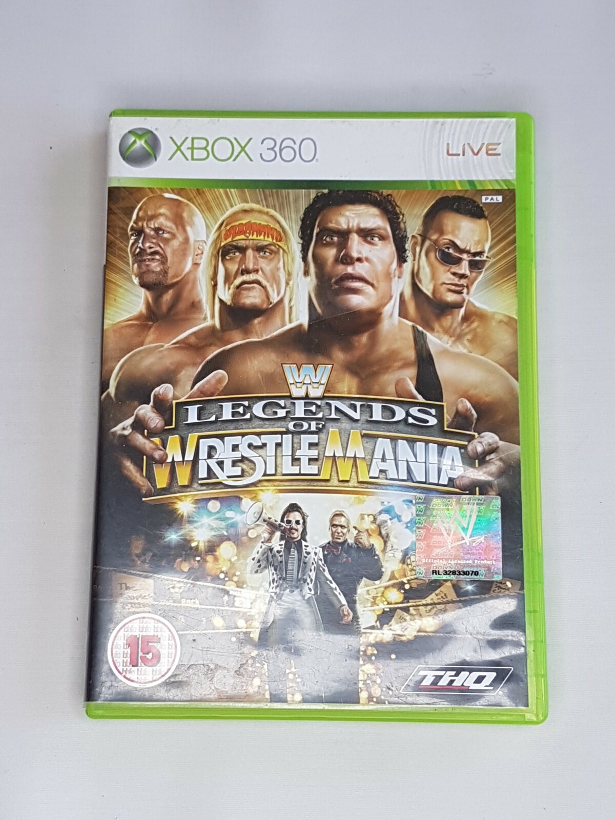 wwe legends of wrestlemania xbox 360