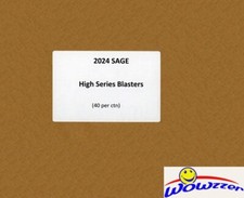 2024 Sage Football HIGH Series 40 Box Blaster CASE-120 AUTO+! Jayden/Caleb RC YR