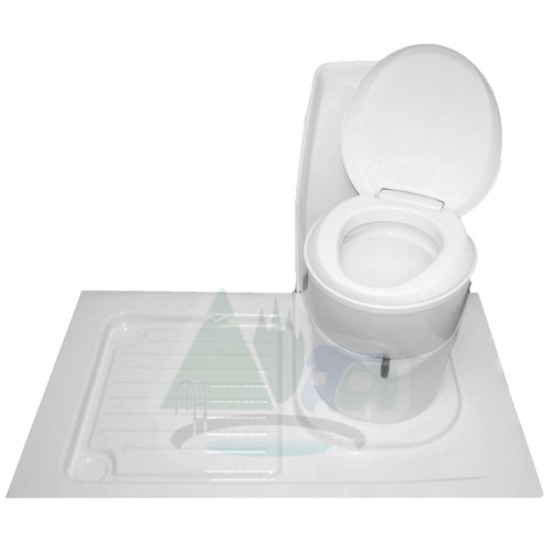 THETFORD C224 CW CASSETTE TOILET & SHOWER TRAY RIGHT HAND KIT CARAVAN