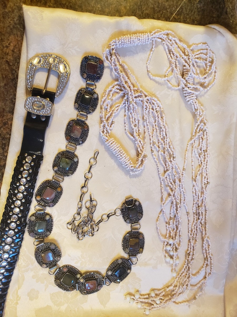 Beaded medallion belt size large s-l400.jpg main image 4