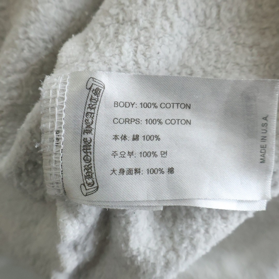 CHROME HEARTS Neck Logo Crawneck Sweatshirt Crew Trainer Sleeve Print Used fd0aa thumbnail 8