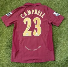 Sol Campbell Signed Arsenal 2005/06 Home Shirt