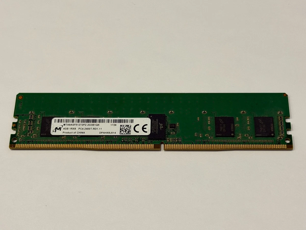 4 GB Capacity per Module DDR4 SDRAM DIMM Network Server Memory