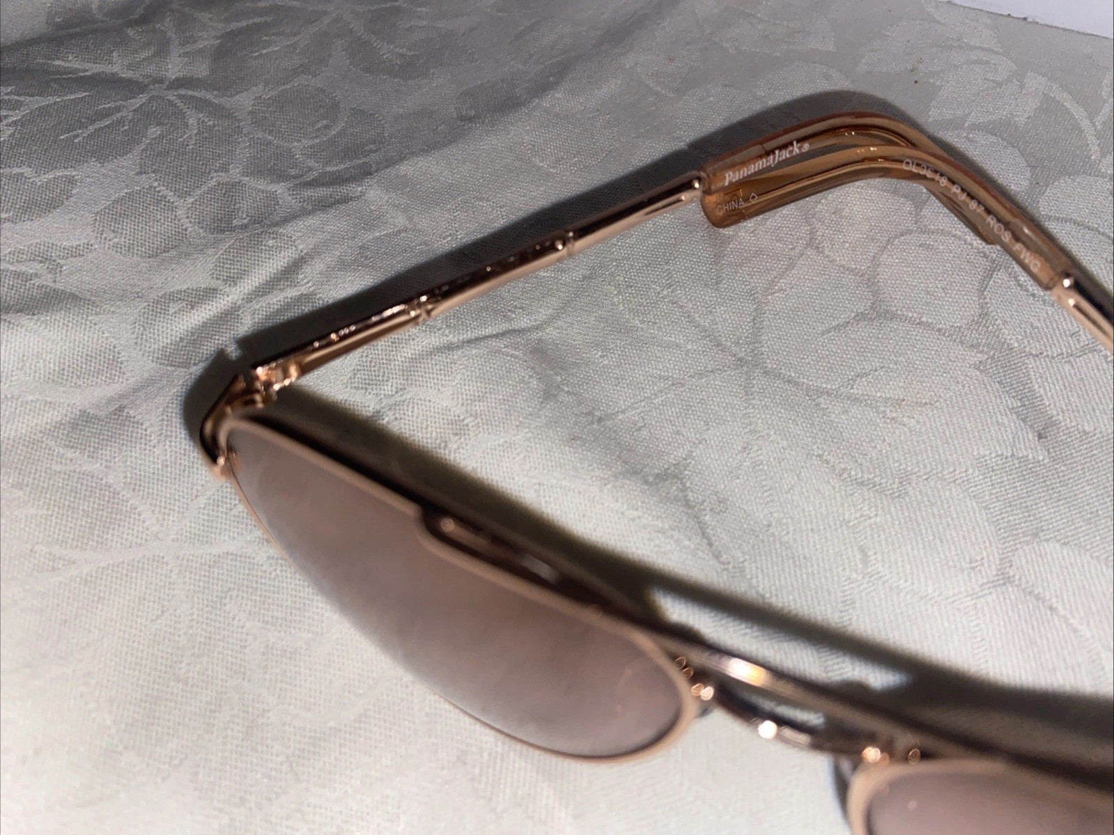 Panama Jack Women’s Sunglasses PJ87 – Pilot Metal Aviator Frames – Rose Gold