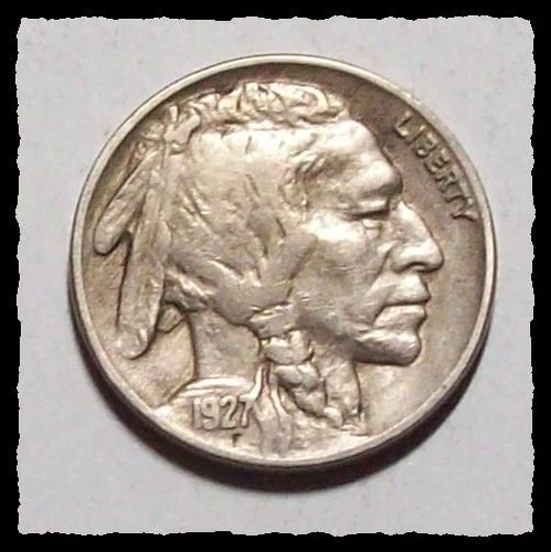 1927-P BUFFALO NICKEL Indian Head   Nice XF #36D65