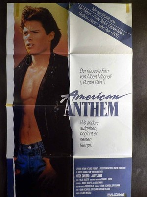 American Anthem - Mitch Gaylord - Janet Jones - Filmposter A1 84x60cm gefaltet