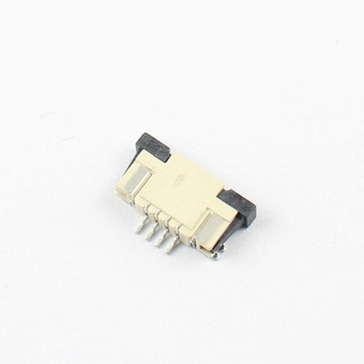 10Pcs FPC FFC 1.0mm Pitch 4 Pin Drawer Type Flat Cable Connector Top Contact