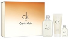 CK ONE by Calvin Klein for Unisex 3 pcs SET 3.3 oz EDT Spray Mini BODY WASH