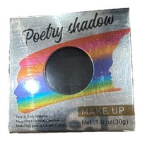 Poetry Shadow Face  Body Makeup Black Water Activated 1.0 oz