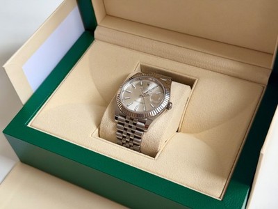 Rolex Datejust 126334 Jubilee Armband Weißgold-Lünette Top Zustand!