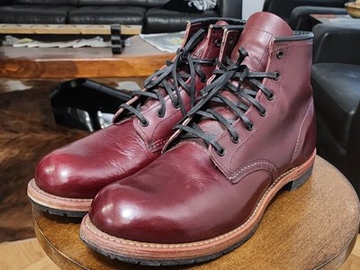 Red Wing 9011 Beckman Cherry Black, Size US 10 D discontinued factory 2nd