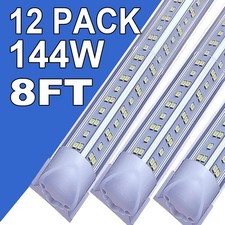 8ft Led Garage Lights 8 Ft Led Shop Lights 144w Led Shop Light Fixture 6500k Led