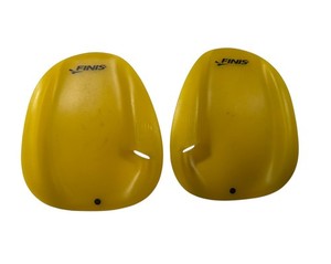 FINIS Agility Strapless Swim Paddles - Yellow - Training Tool - Size Small (S)