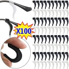 10-100Pcs Anti Slip Glasses Ear Hooks Clip Tip Eyeglasses Holder Safety Retainer