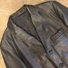 Comme Ca Ism Leather Jacket - Size 100, Japan