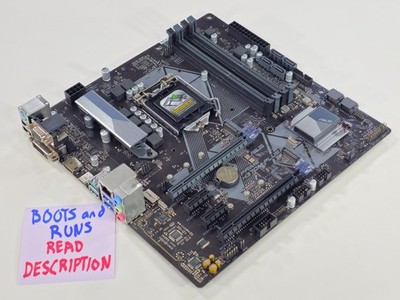 [BOOTS + RUNS, 2 BAD RAM SLOTS] ASUS Prime H370M-Plus/CSM Intel H370 Micro ATX