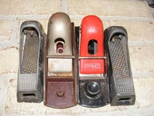 4 Wood Planes Stanley Made in England, 2 Surform Rasp Tools, 1 Block Plane
