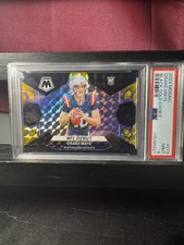 2024 Mosaic NFL Debut Drake Maye Black Gold /8 PSA 9 Rookie RC