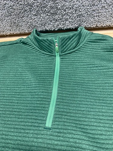 Adidas 1/4 Zip Golf Pullover Men’s 2XL Green ULT DWR 365 TXT Long Sleeve NWT $85 - Picture 6 of 13