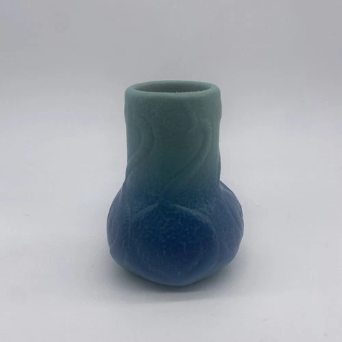 Van Briggle Pottery Onion Bulb Blue Turquoise Vase