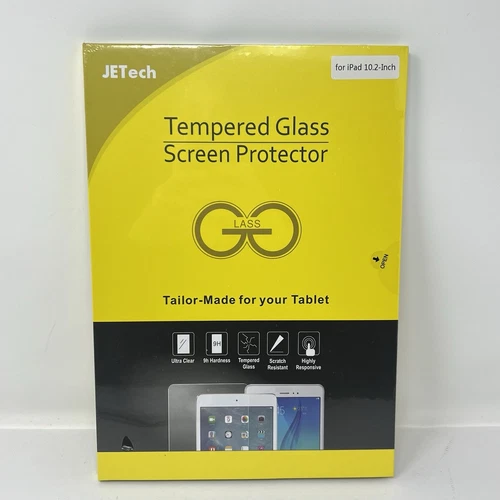 NEW Tempered glass Screen Protector For 10.2 Inch iPad JETech Ultra Clear