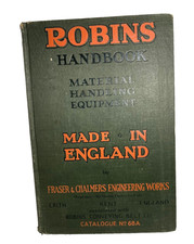Vintage 1927 Robins Handbook Material Handling Equipment  HB #2822