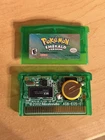 Pokemon Emerald Version Authentic GBA Nintendo Gameboy Advance NEW BATTERY