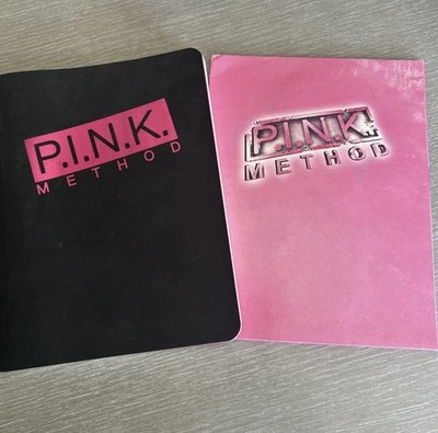 The PINK Method Exercise Fitness DVDs Paperback Book Workbook Dieting Guide