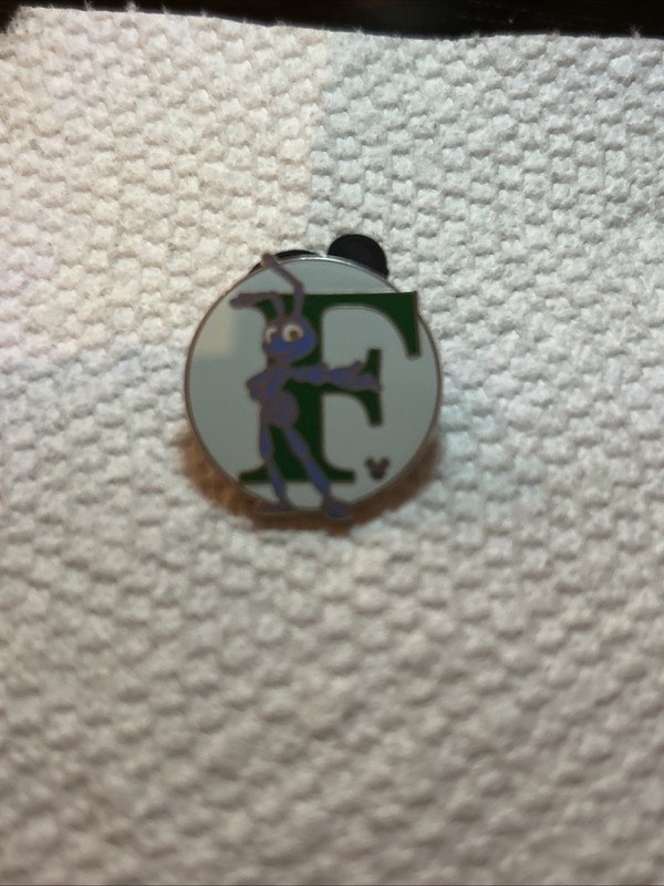 A Bug's Life Flik F Alphabet Character Collection Individual Disney Trading Pin