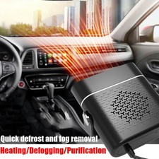 3 In 1 Car Heater Defogger Plug In Cigarette Lighter Mini Car Heater Defroster A
