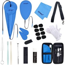 Cleaning kit, Clarinet Cleaning Kit with Maintenance Kit,Cork Grease,Swab,Strap