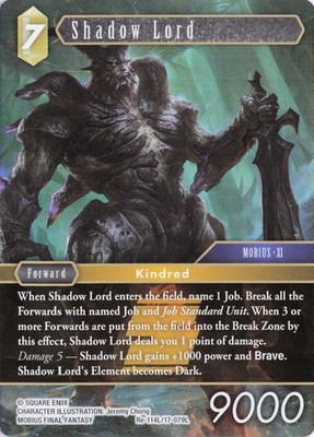 Shadow Lord Re-114L/17-079L Final Fantasy Legacy Collection Foil Legend