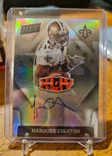 2021 Contenders #MC Marques Colston Super Bowl XLIV Silver Prizm Auto