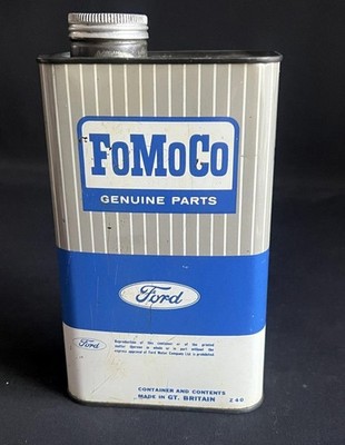 FORD FOMOCO QUART OLDTIMER FAHRWERK STOSSDÄMPFER FLÜSSIGKEITSDOSE GARAGE DISPLAY ZINN