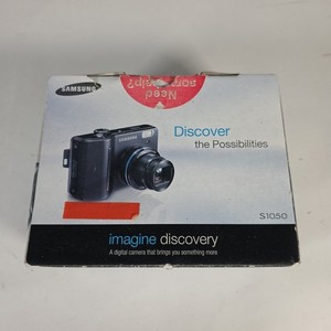 Samsung S1050 10.1MP Digital Camera 5x Zoom - Silver Boxed Tested Working