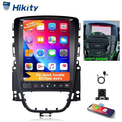 ECO Android15 Autoradio Carplay GPS NAVI950 Für Opel Astra J Buick Excelle 4+64G