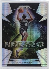 2018-19 Panini Prizm Fireworks Hyper Prizm James Harden #5 yf0