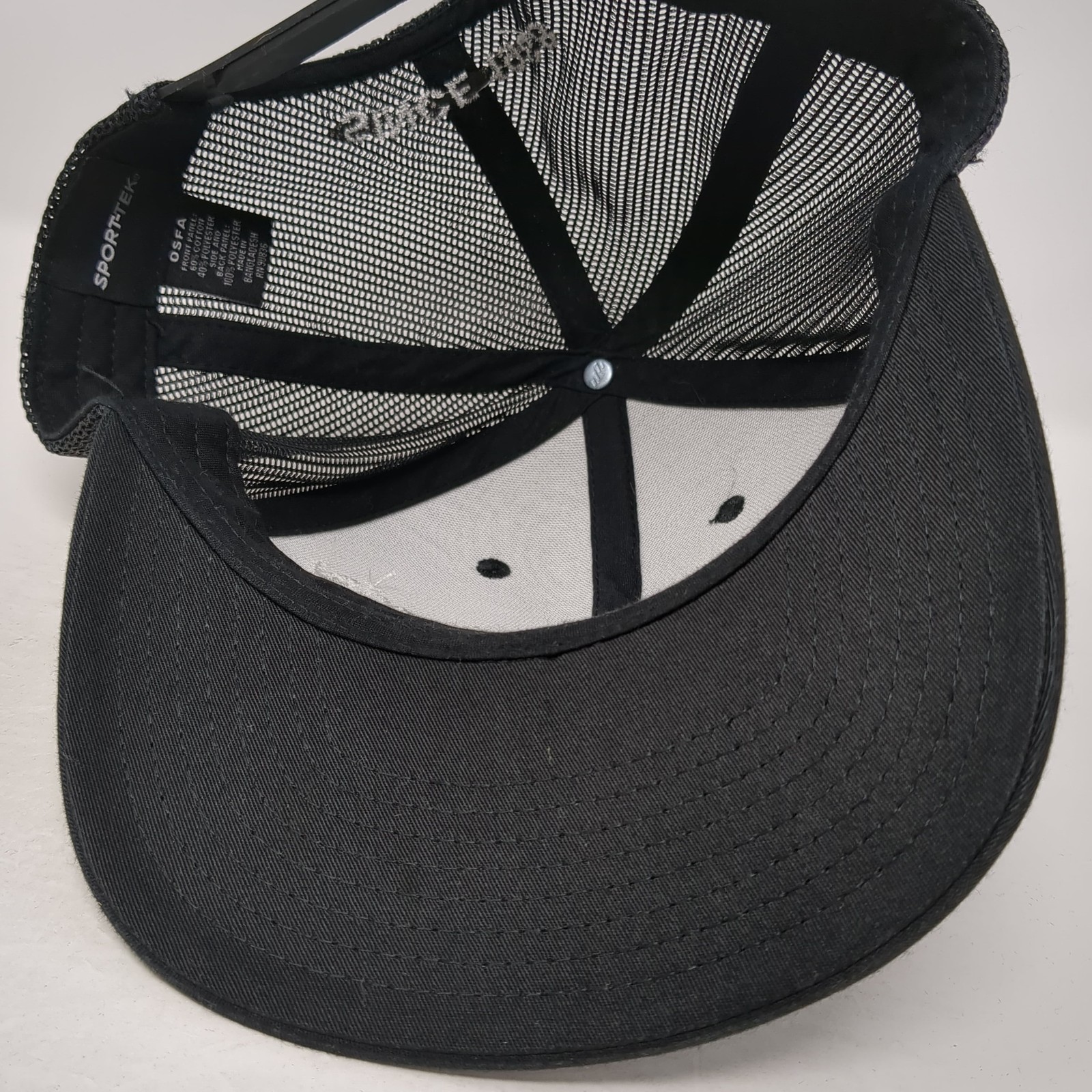 Moxie Java Snapback Mesh Back Trucker Hat Black O… - image 7