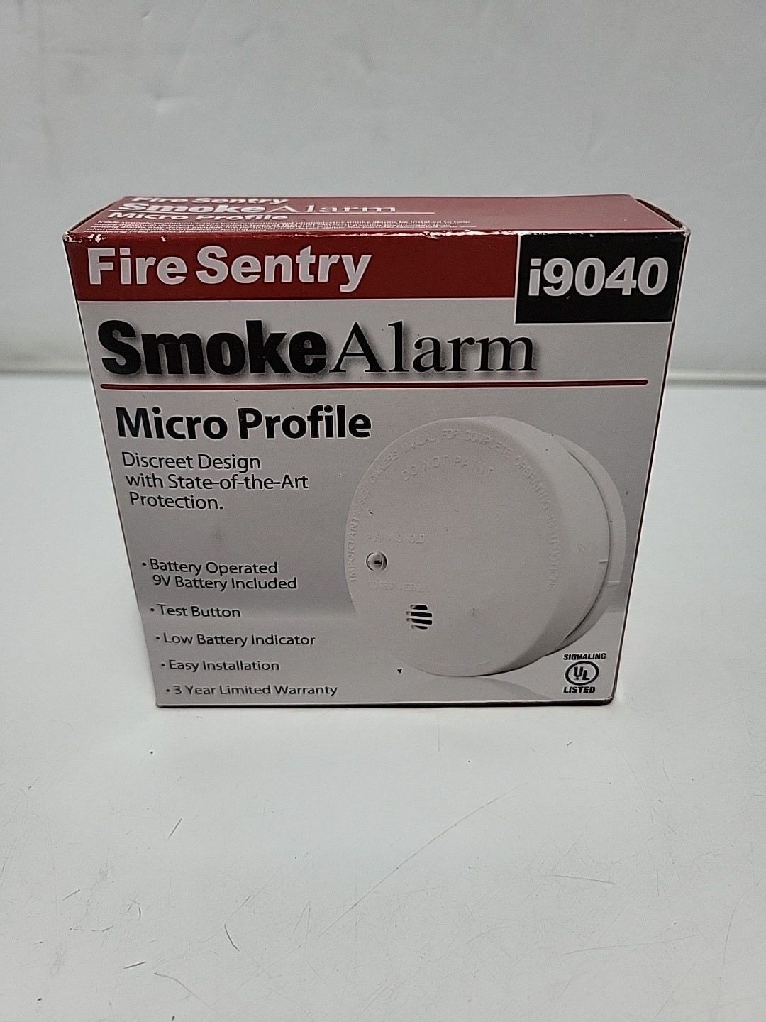 Fire Sentry By Kiddie i9040-Micro Profile Design Smoke Alarm Brand New ...
