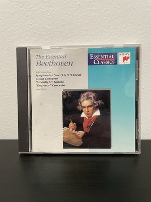 The Beethoven Essentials CD Album Solo & Orchestral Masterpieces Classical Sony