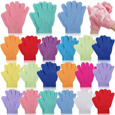 50 Pcs Exfoliating Gloves for Body, Double Sided Exfoliating Bath Shower Gloves