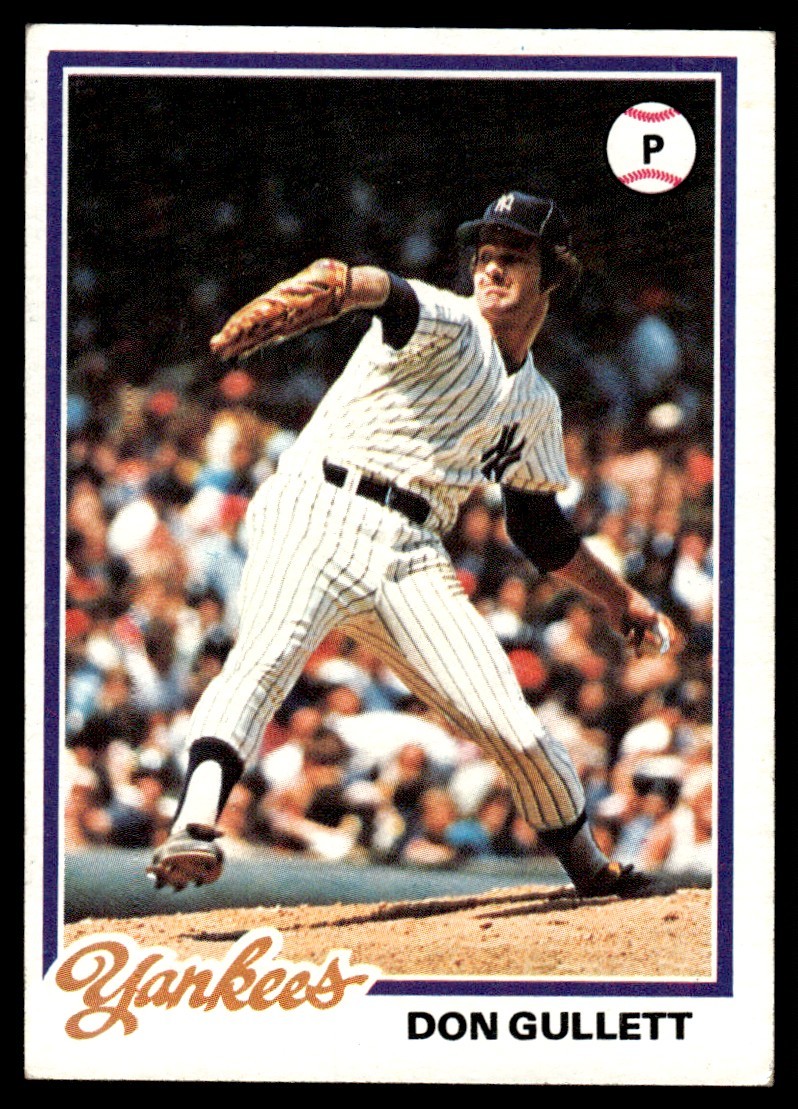1978 Topps Don Gullett New York Yankees #225