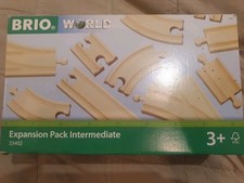  Brio Train Track  Expansion Set 33402 for Wooden Railway new with damage to box