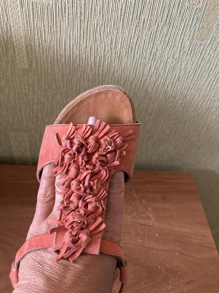 Women Paul Green Heels Coral Suede 36