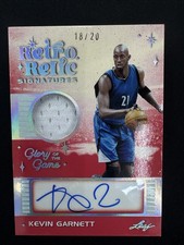 KEVIN GARRETT - 2025 Leaf Glory Of The Game Retro Relic Signatures Auto #/20