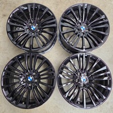 Original BMW F10 F11 F12 F13 19 Zoll Alufelgen Styling 423 Schwarz Neu OEM Satz
