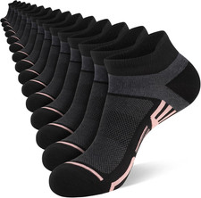 10/15 Pairs Womens Ankle Socks Lightweight Breathable Casual Low Cut Socks for W
