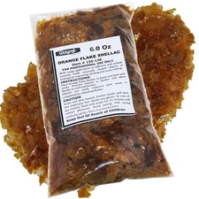 Orange Flake Shellac 6 Oz Jewelry Watchmaker Engraving Adhesive Setters Cement