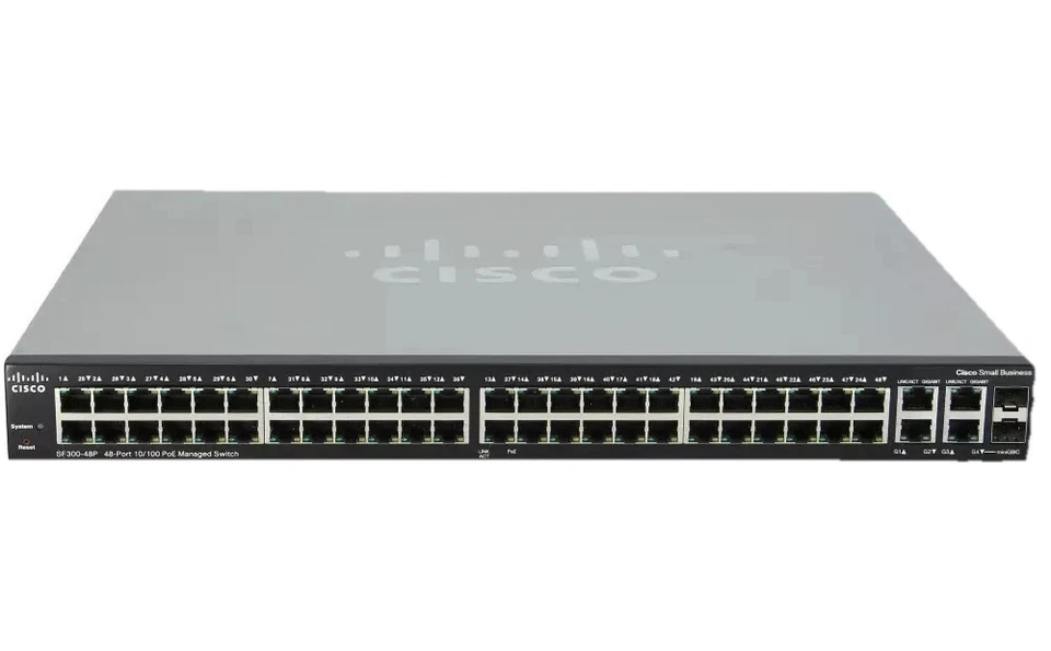 Cisco Small Business SF300-48PP - switch 48 ports Managed desktop rack-mountable - Image 2 of 3